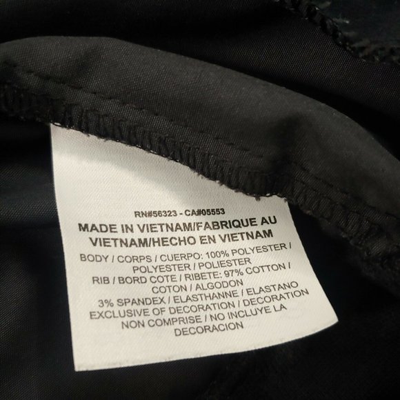 Nike Womens Small Zip Jacket Athletic Logo Black Spell Out Trim Lightweight Run - Picture 7 of 9